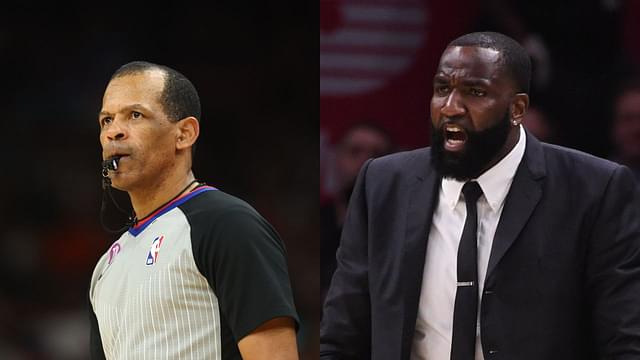 Watch: NBA Referee Eric Lewis' Burner Account Investigation Leaves Kendrick Perkins Gasping for Air