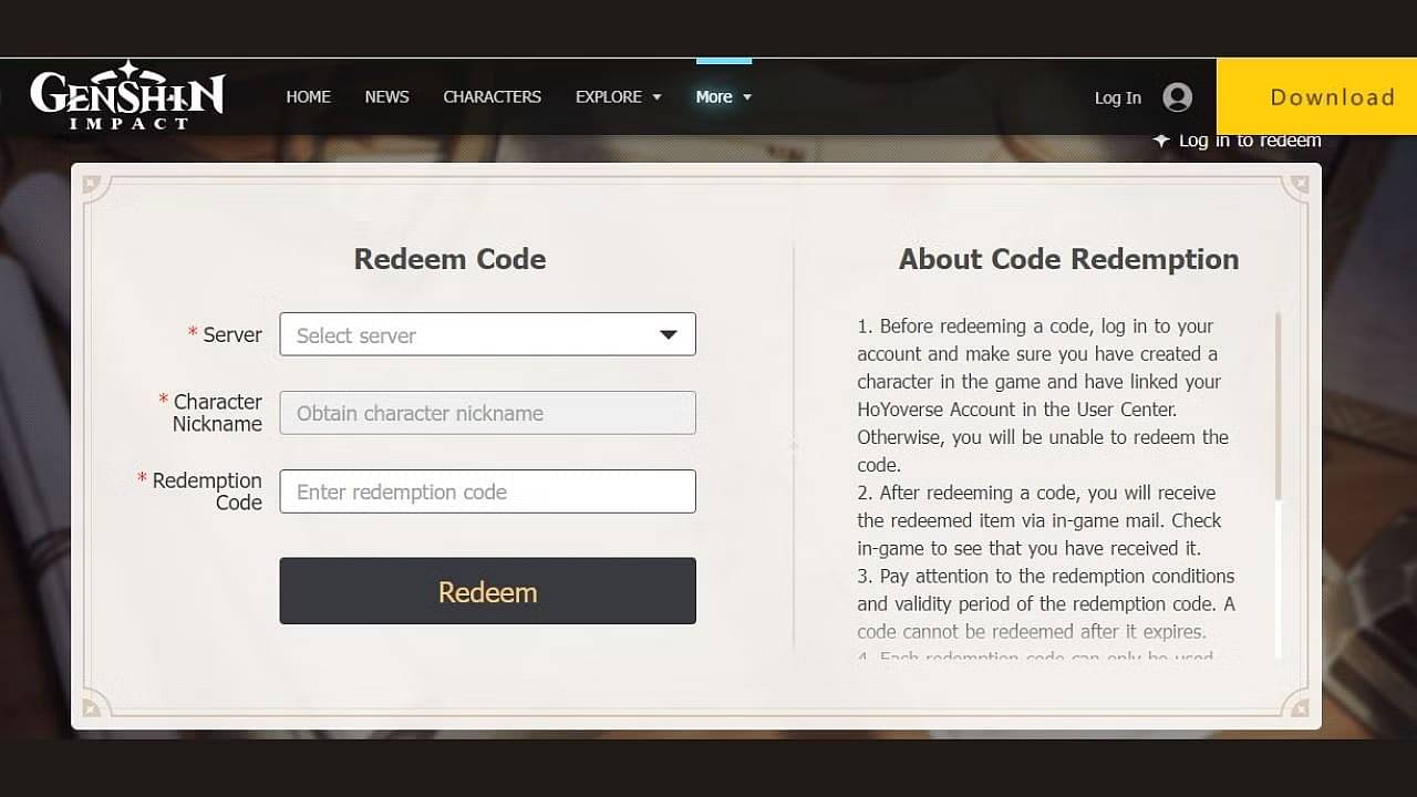 3.7 Redeem Codes List and Rewards