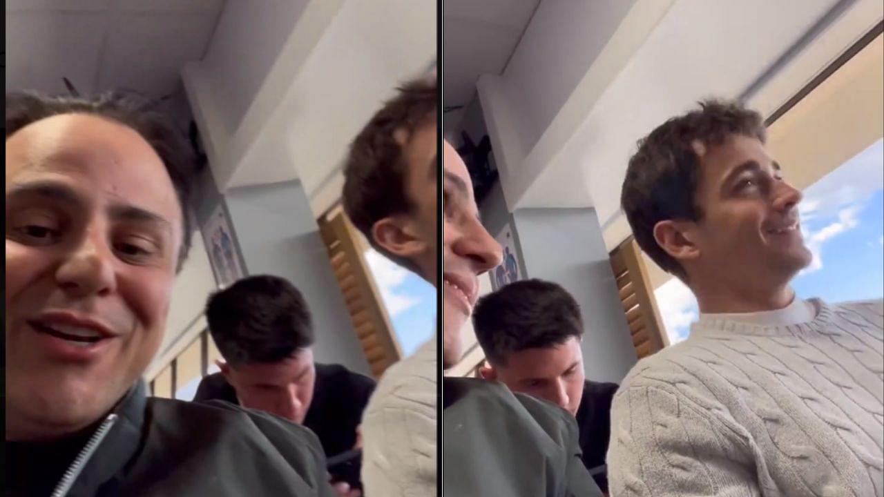 'The Back Row Students': WATCH Charles Leclerc and Felipe Massa Struggle to 'Pay Attention' During a Meeting