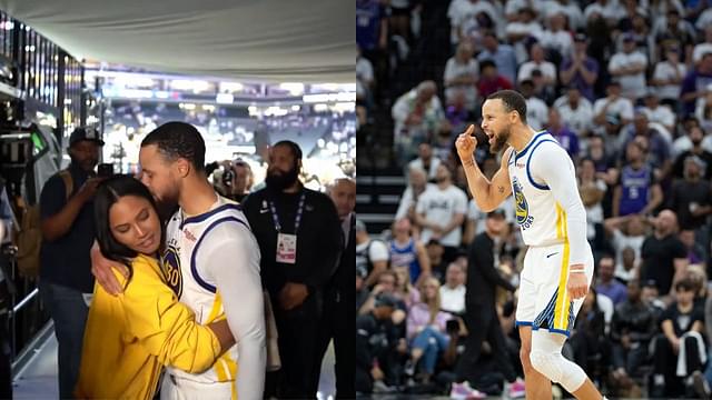 Stephen Curry Shared an Adorable Moment With Wife Ayesha After 50-Point Game 7 Against Kings