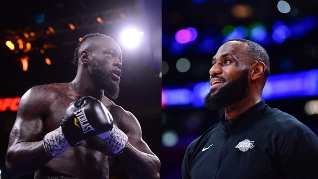 “Why is Deontay Wilder Holding a Basketball”: Former Heavyweight Champion Boxer's Similarity with Lebron James leaves NBA Fans in Split