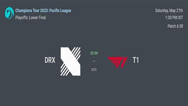 DRX vs T1 Valorant Pacific LB Finals: Predictions, Head to Head, Where to Watch