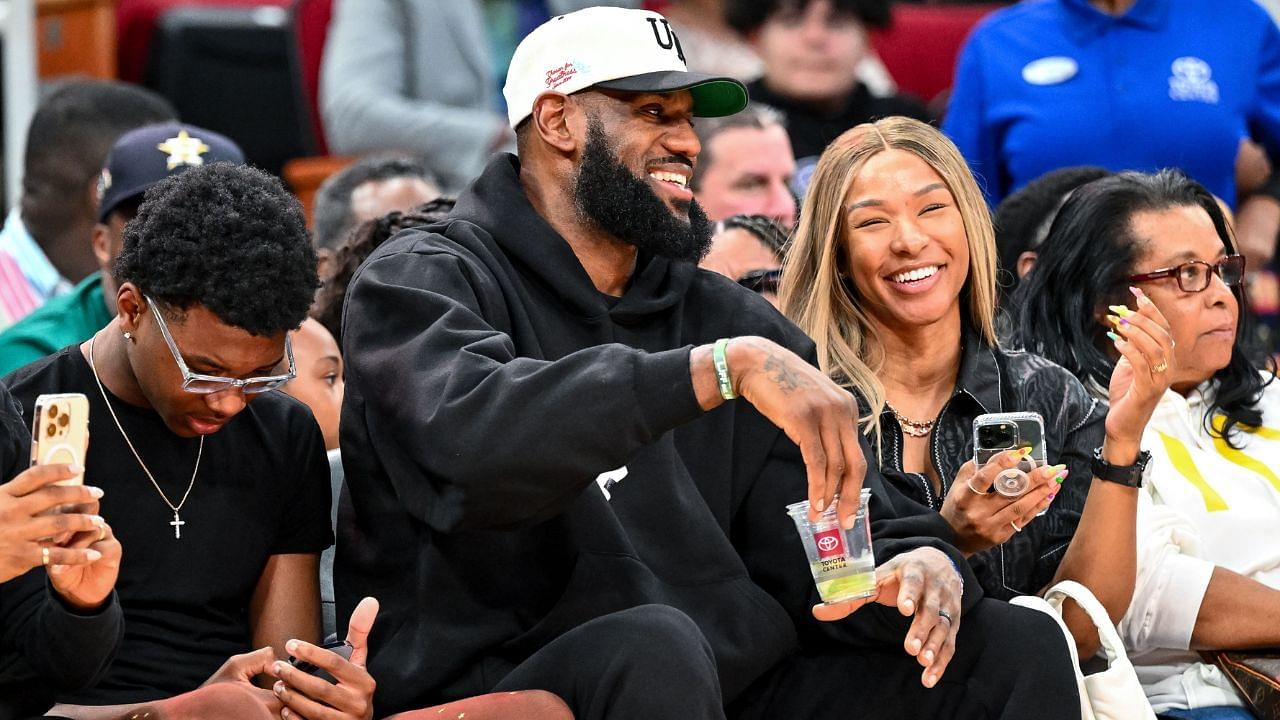 Returning Home for Game 6, LeBron James Can't Stop 'Thirsting' For Wife Savannah James in Front of His 152 Million Followers