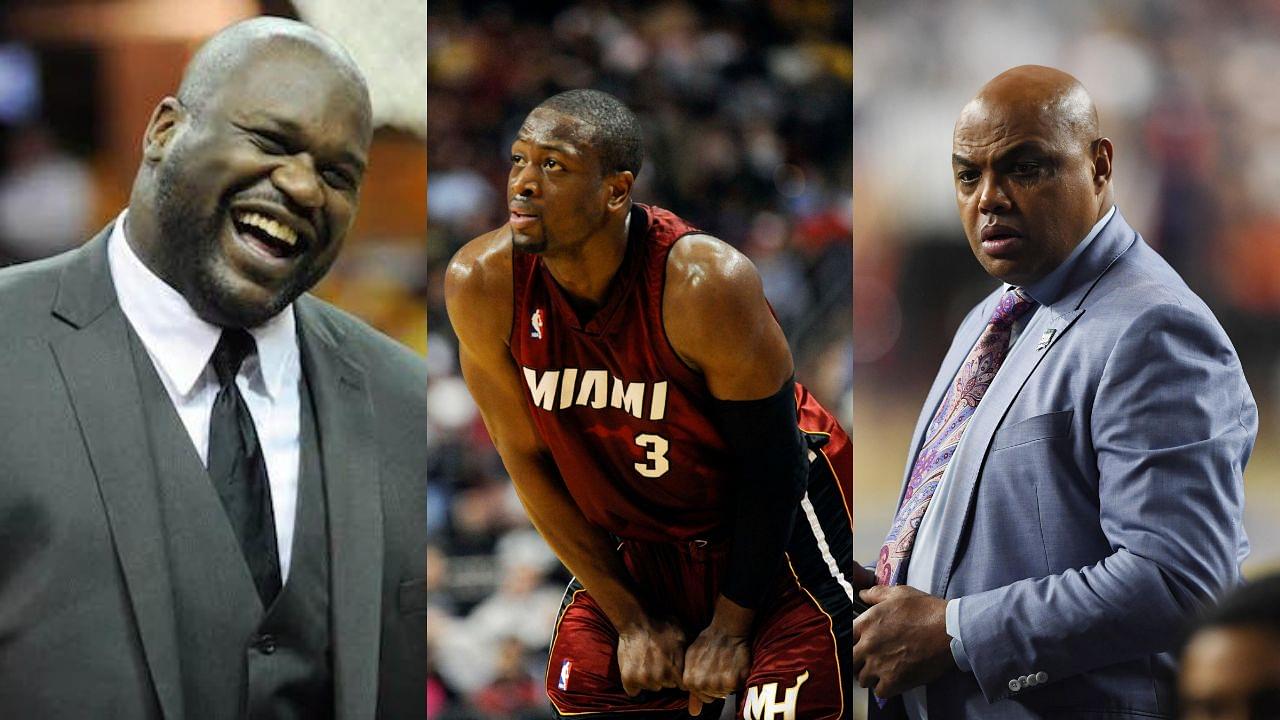 “Shaquille O’Neal, You Have 3 Rings Not 4”: Charles Barkley Makes A Mockery Of Heat Legend For ‘Riding On Dwyane Wade’s Coattails’