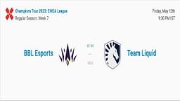 Valorant EMEA Match-Up: Team Liquid vs. BBL Esports; Predictions, Points Table, Roster and Where to Watch