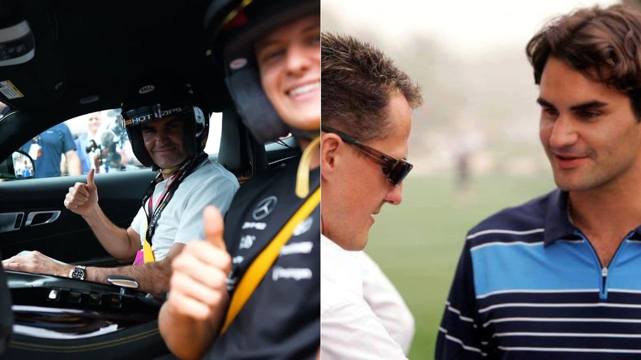 Michael Schumacher Fan Roger Federer Goes High Speed Driving with Mick as He Pledges Allegiance to Mercedes