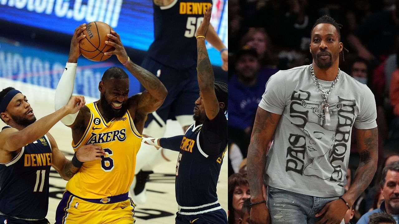 Crazy' Dwight Howard Hilariously Invites LeBron James to Taiwan After Game  2 Loss vs Nuggets: “Got You a Purple and Gold Jersey Here” - The SportsRush