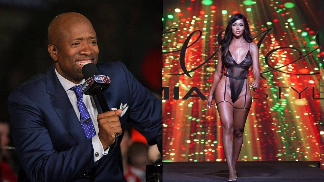 Is Kenny Smith Dating Aline Bernardes? The Jet on TNT Spotted With The Brazilian Swimwear Model at Miami Beach