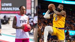 Lewis Hamilton, Who Seeks Inspiration From LeBron James, Brings Out His Inner Hoops Talent in Miami