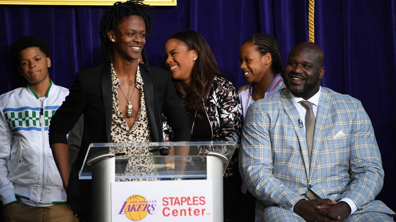 "DJ Diesel" Shaquille O'Neal Proudly Hypes Up Stepson Myles O'Neal Days After The Release Of His Single 'Superficial'