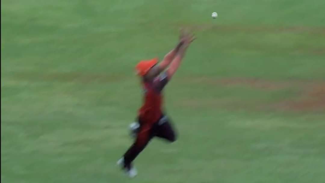 Nitish Kumar Reddy Catch Video: SRH Pacer Grabs Splendid Diving Catch