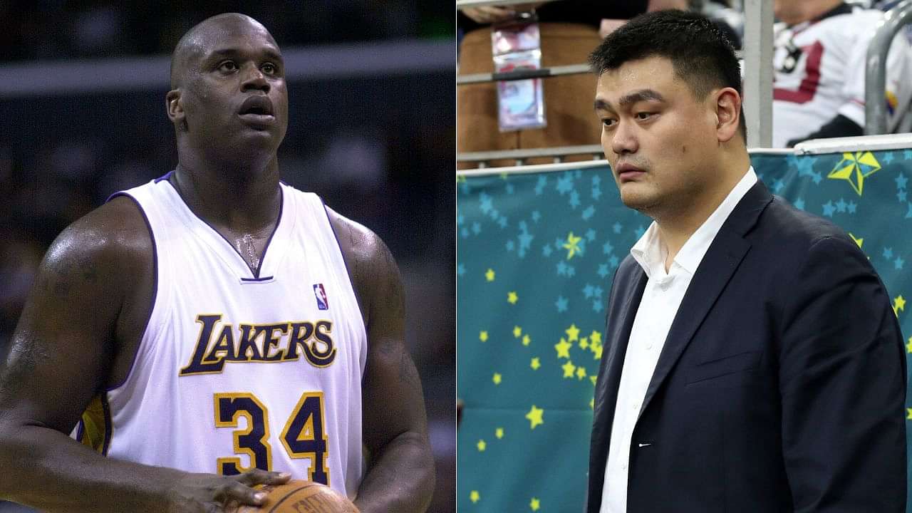 Despite Racist Comments Aimed At Yao Ming, Shaquille O'Neal Didn'T Shy Away  From Giving 7Ft 5
