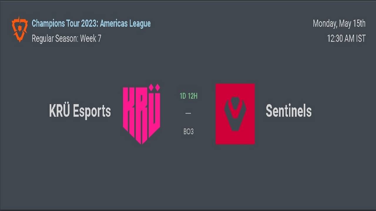 Valorant Americas Match-Up: KRU Esports vs. Sentinels; Predictions, Rosters and Where to Watch