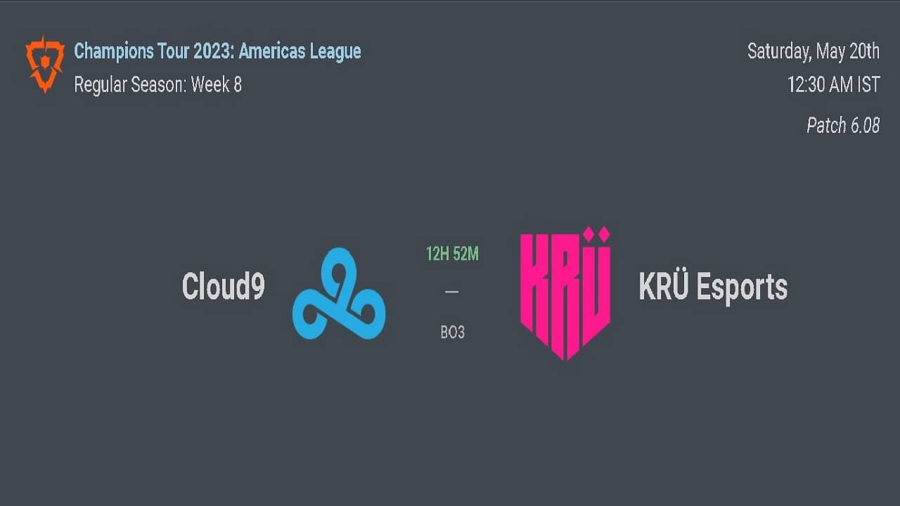 C9 Vs KRU Valorant Americas: Predictions, Head to Head, Rosters and Where to Watch