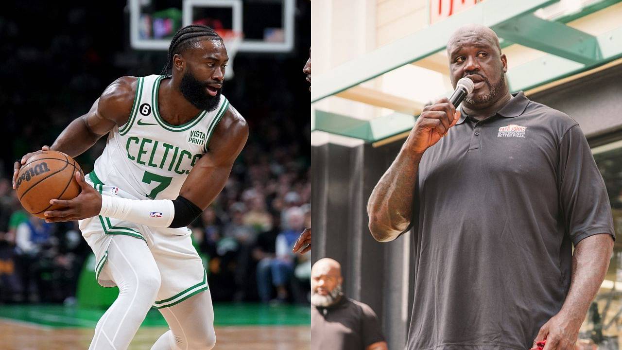 Rooting For The Heat, Shaquille O'Neal Shares Jaylen Brown's Despondent Response To Jimmy Butler-Grant Williams Fight