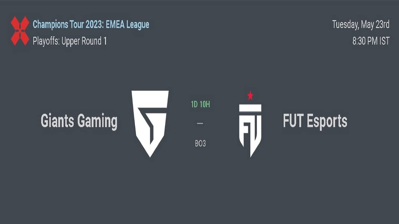 FUT vs Giants Valorant UB Quarters: VCT EMEA; Predictions, Rosters, Where to Watch and More.