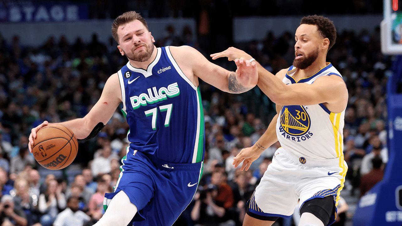 Watch How Stephen Curry Spooks 6ft 7 Luka Doncic Before 2021 All Star Game The Sportsrush