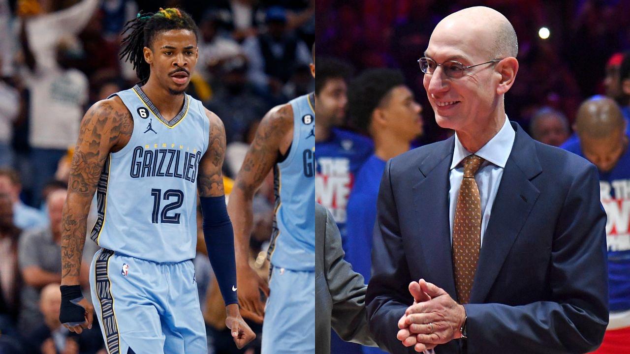 Moments Before Deciding Victor Wembanyama’s Future, Adam Silver Speaks Up on Ja Morant’s Fate