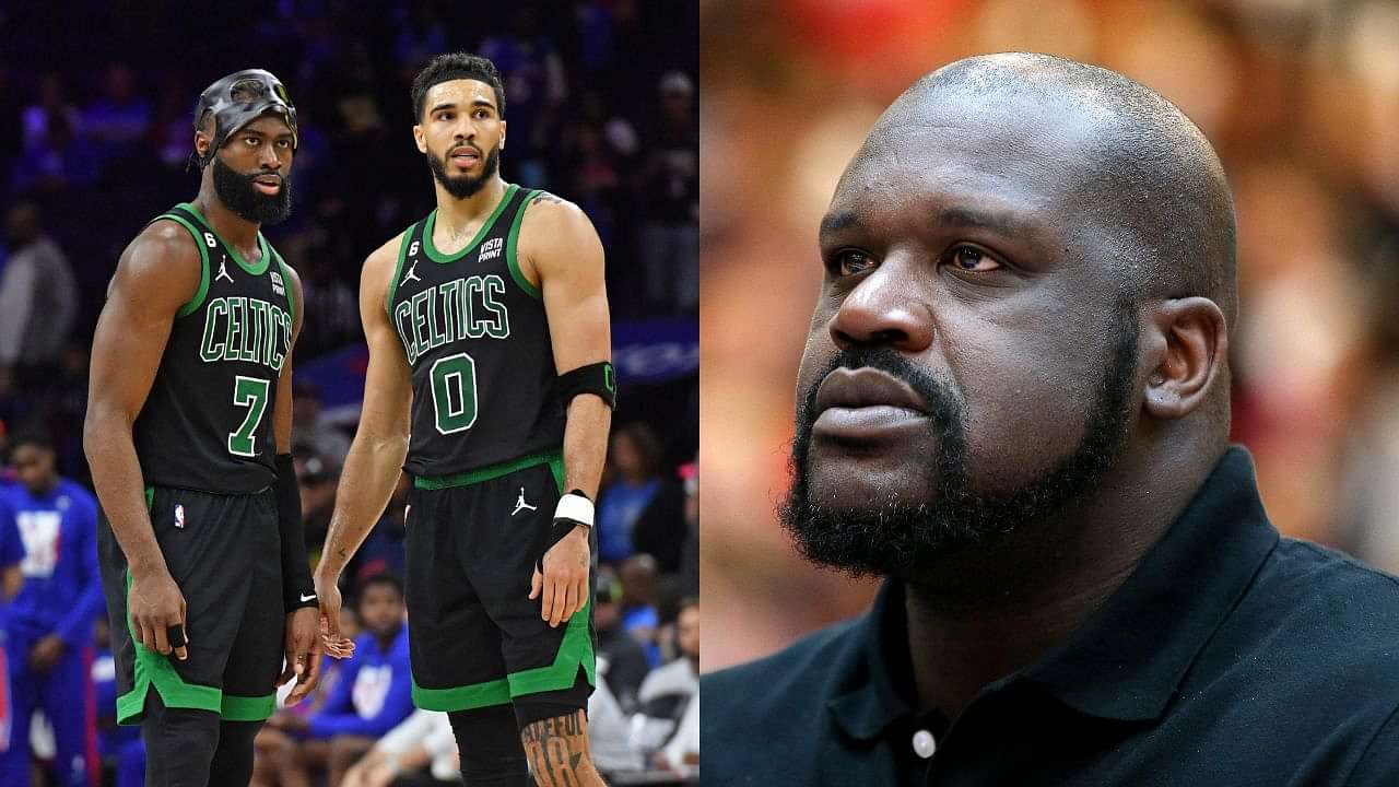 Shaq explains why Celtics must break up Jayson Tatum, Jaylen Brown