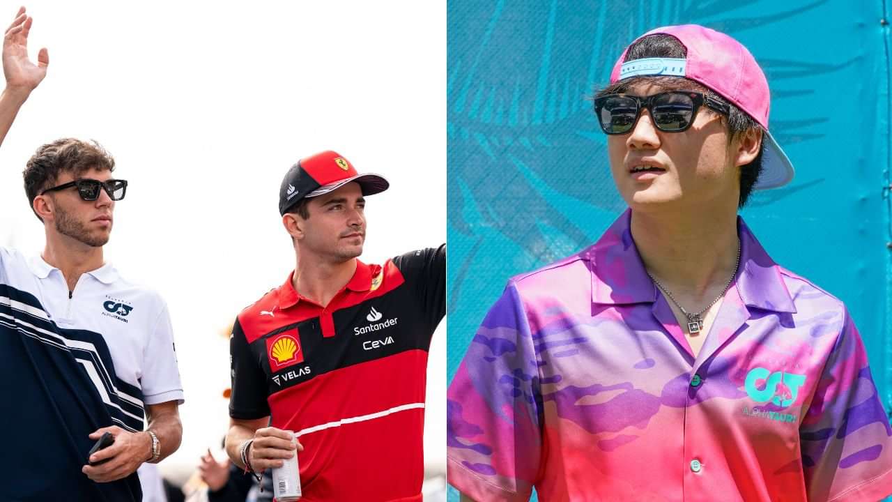 Pierre Gasly Snubs Yuki Tsunoda by Choosing 'Best Friend' Charles