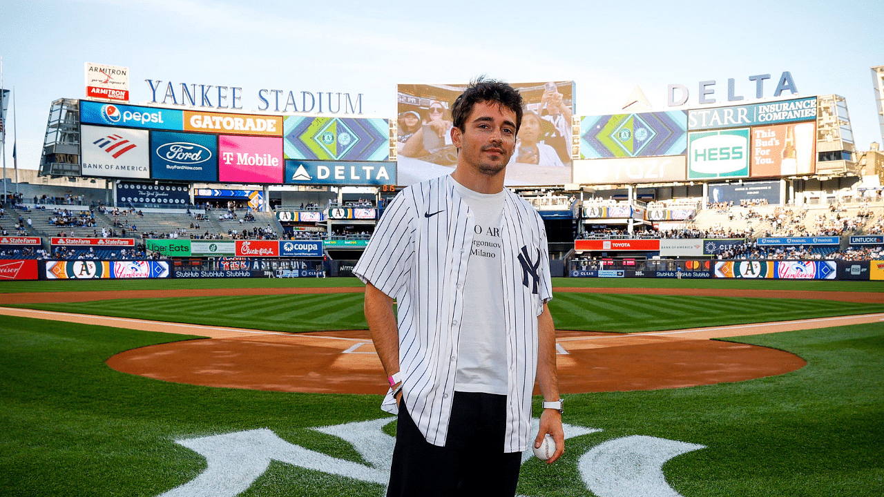 New York Yankees Bestow Baseball Tradition to Ferrari F1 Star Charles Leclerc at the Cathedral and Fans Just Can’t Have Enough
