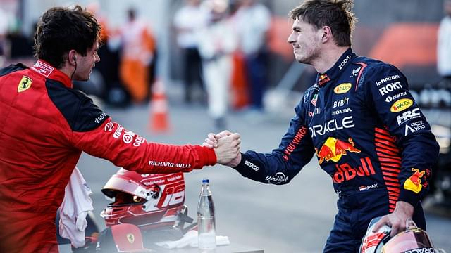 Max Verstappen and Charles Leclerc Star in EA Sports F1 2023 Game Cover Shoot; WATCH