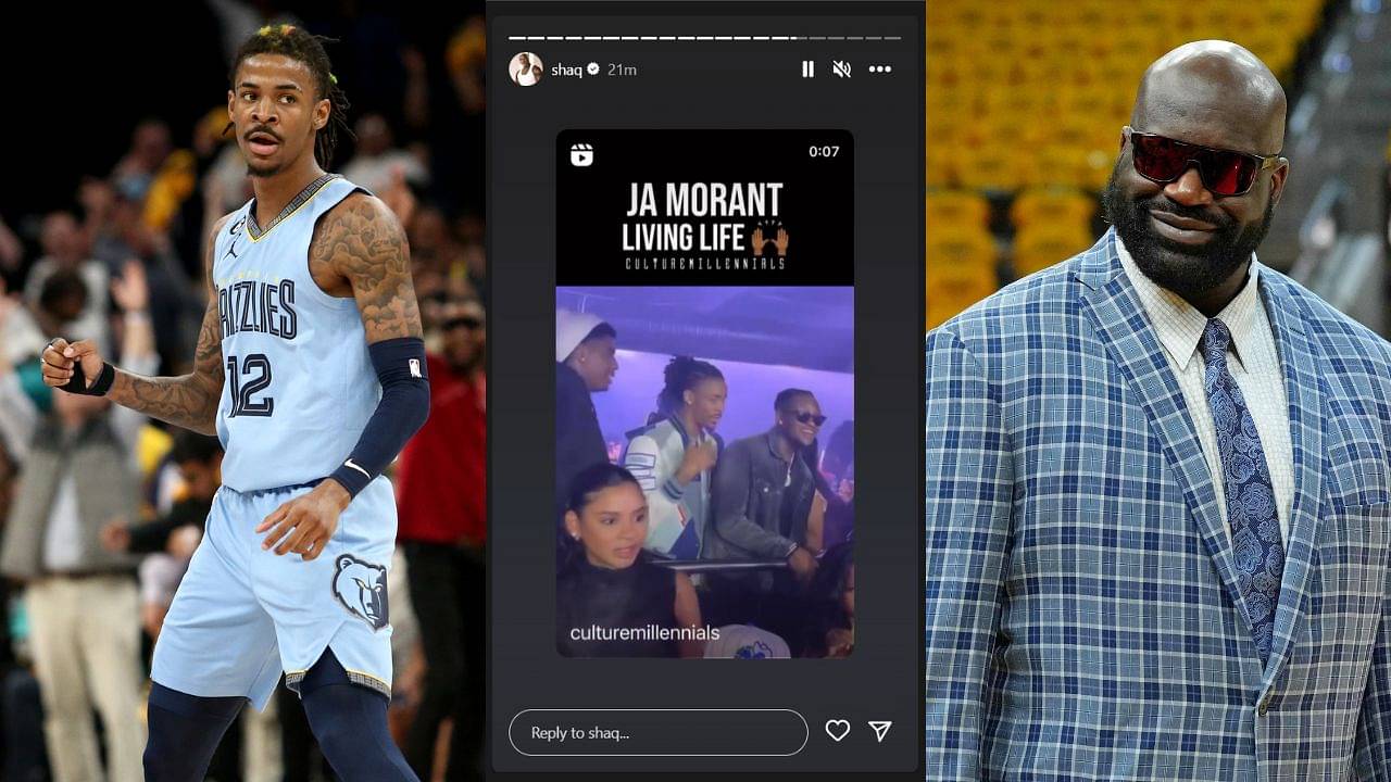 Shaquille O’Neal Shares Video of Ja Morant “Partying in a Nightclub” Minutes After Adam Silver Issues Statement on Grizzlies Star’s Future