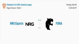 Valorant Americas: NRG Esports vs. FURIA; Predictions, Points Table, Head to Head and More