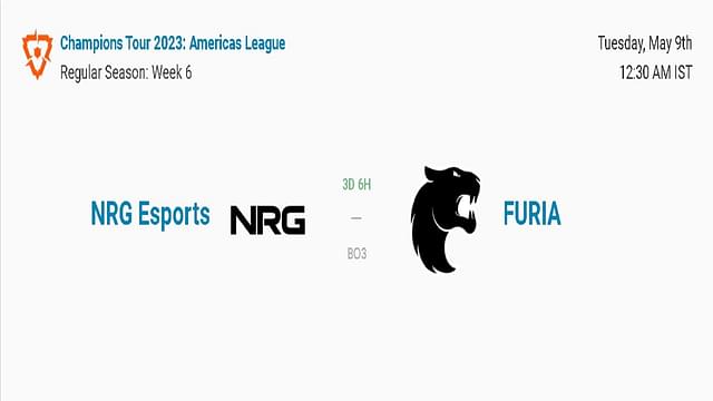 Valorant Americas: NRG Esports vs. FURIA; Predictions, Points Table, Head to Head and More