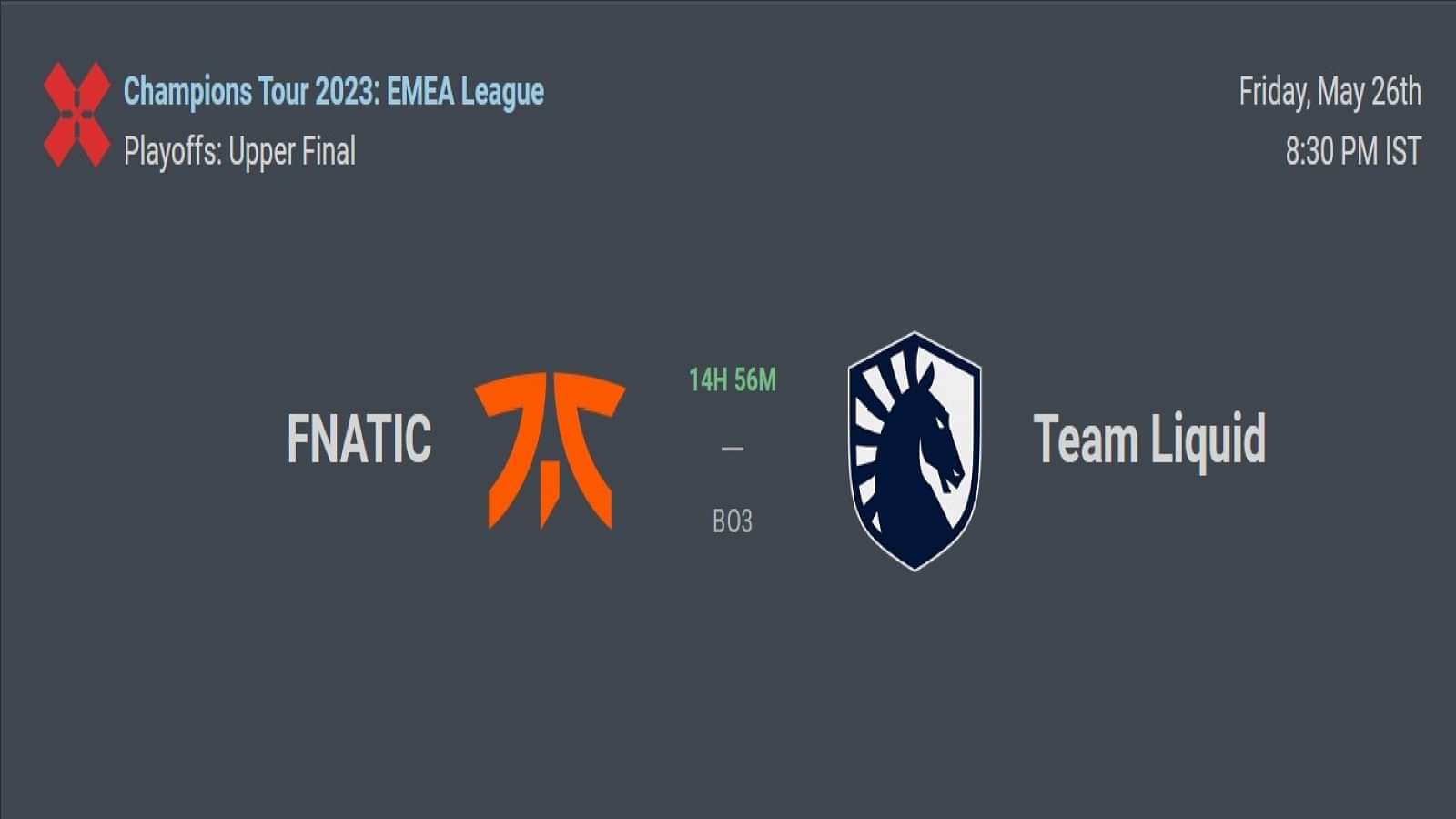 FNATIC Vs Team Liquid Valorant EMEA UB Finals; Predictions, Head To