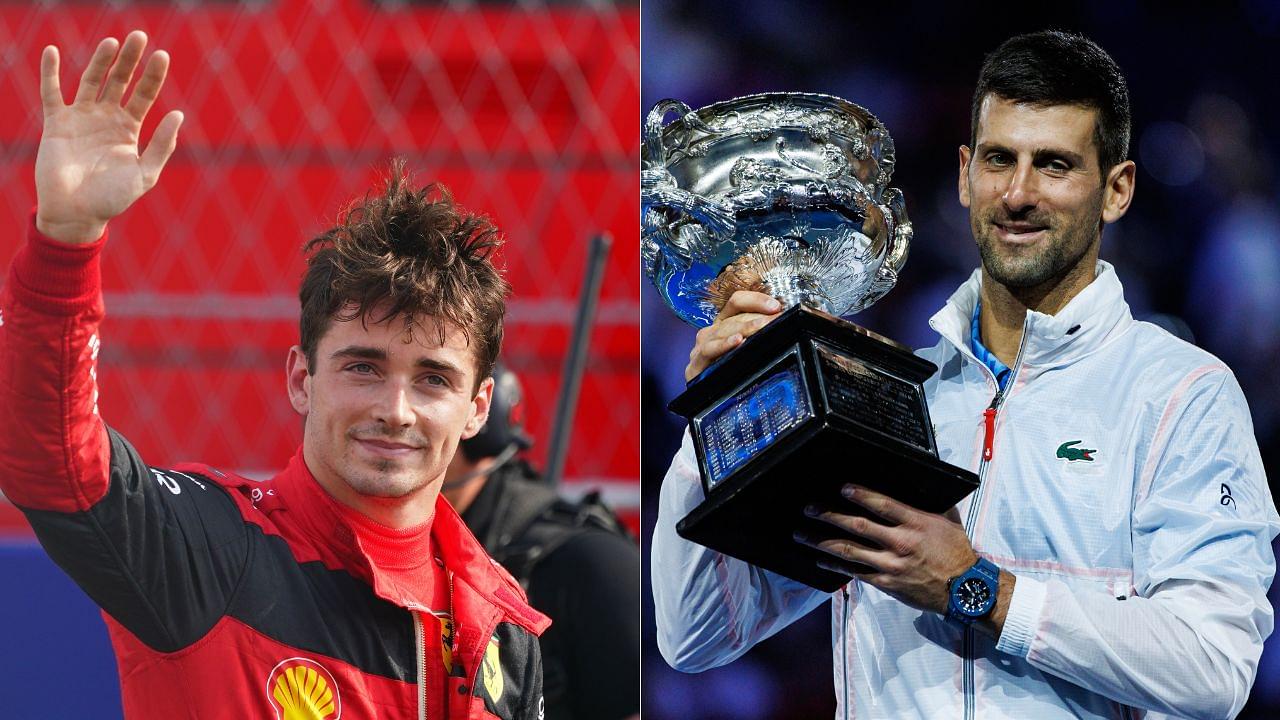 Charles Leclerc and Other F1 Stars to Faceoff Against 22-Time Grand Slam Winner Novak Djokovic in a Charity Football Match