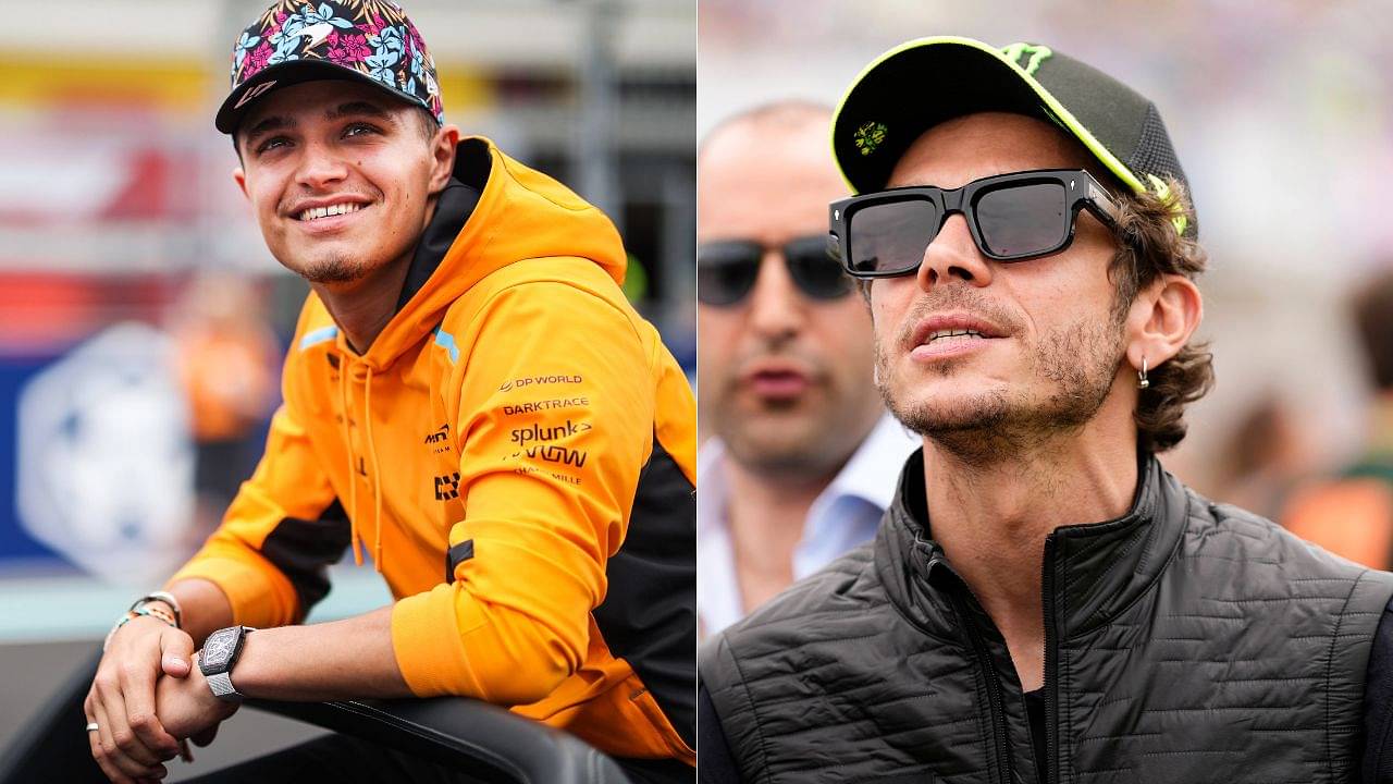 “Reunited With the GOAT”: Lando Norris Catches Up With Seven-Time Moto GP Champion Valentino Rossi