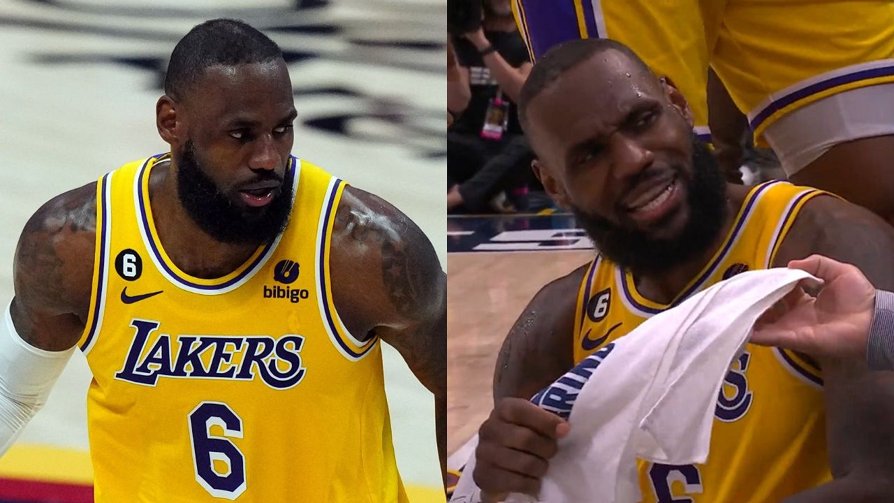 WATCH: Lakers' LeBron James gives game-worn sneakers and towel to young fan  in Sacramento 