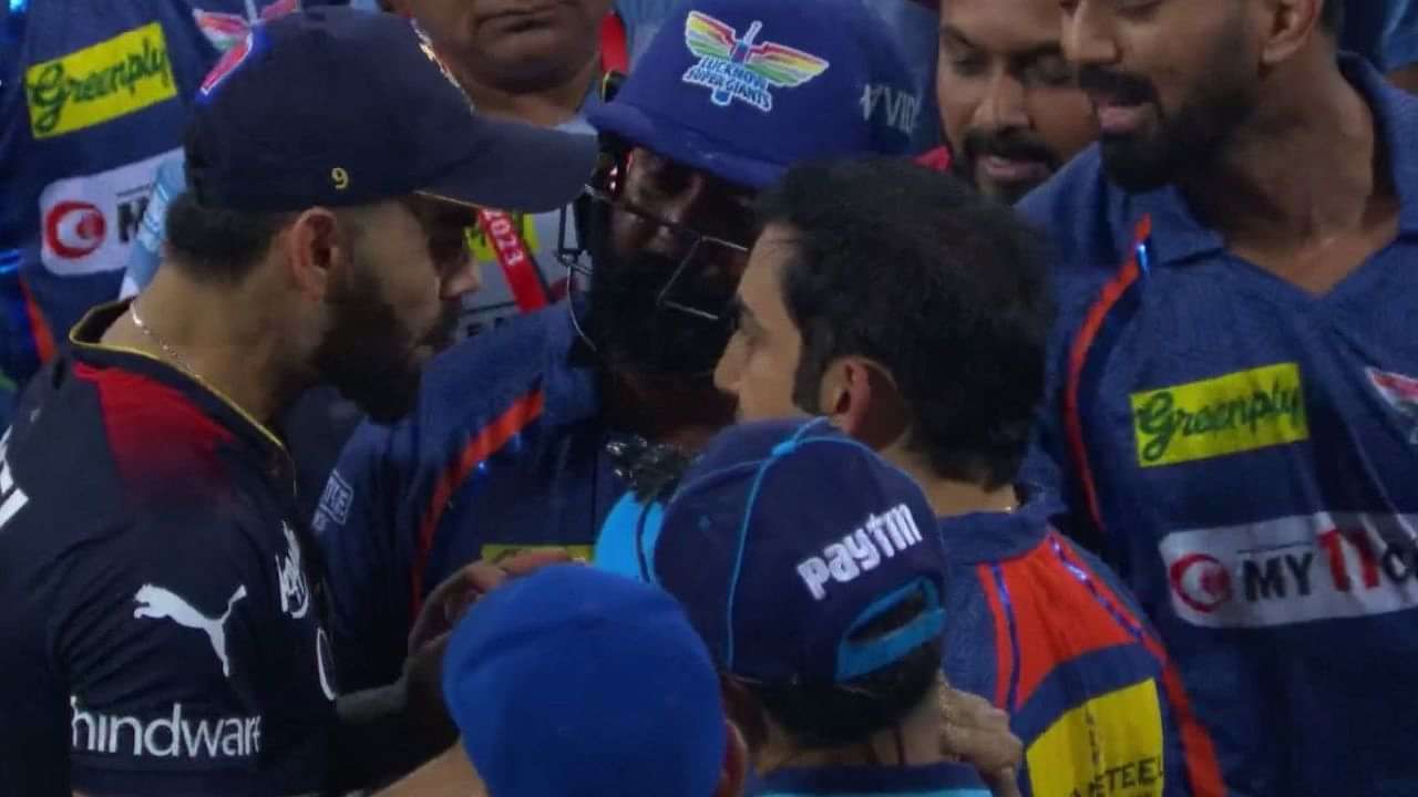 virat kohli and gautam gambhir fight reason