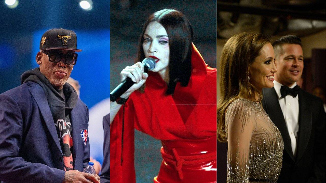 Dennis Rodman Once Claimed Him and Madonna Would Make Brad Pitt and Angelina Jolie Look Like Punks: "Papparazi Heaven"