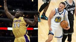 Shaquille O'Neal's Freestyle Rap After the Lakers Beat the Kings in the 2002 WCF Resurfaces Following Stephen Curry's 50-point Performance