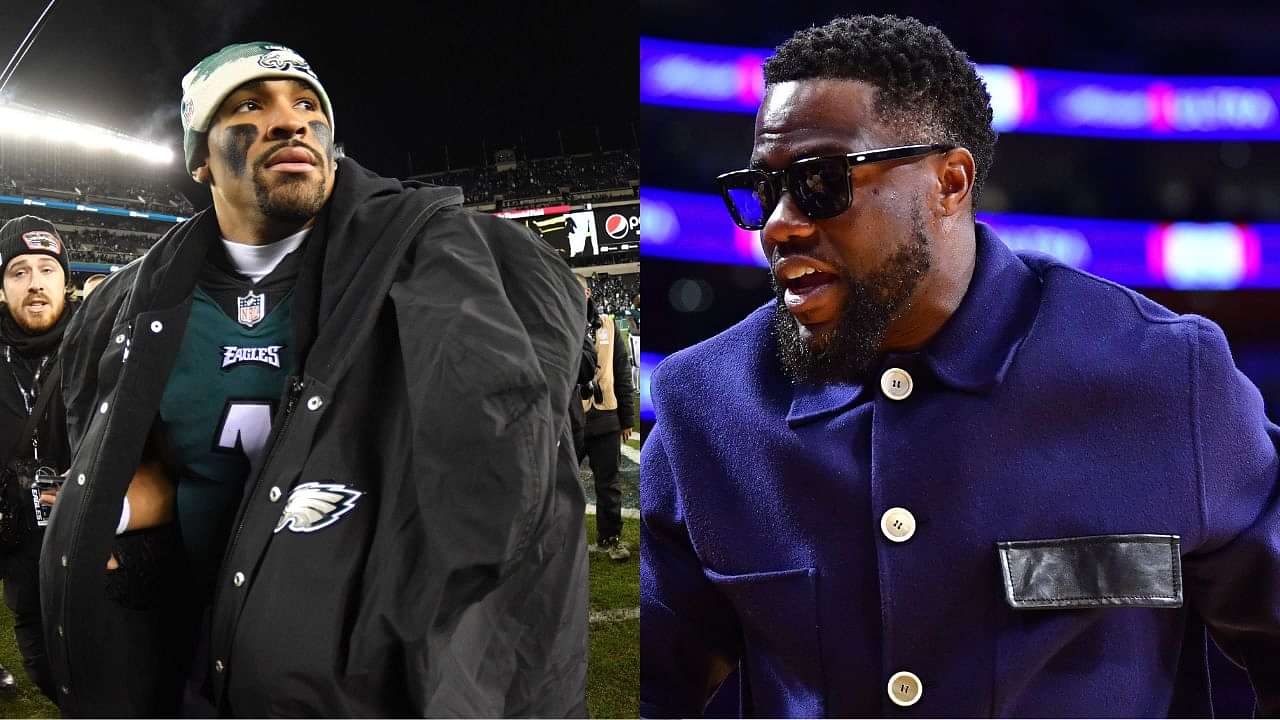 Eagles superfan Kevin Hart: I paid 8 figures for an actual eagle and named  it Jalen Hurts 