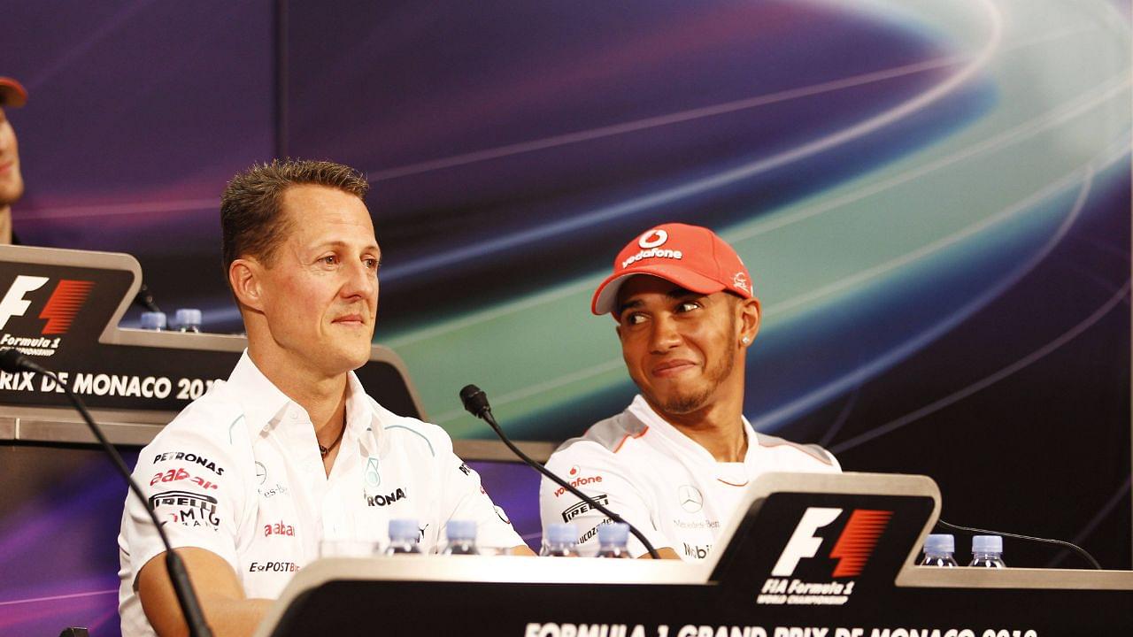 Michael Schumacher “Peed Every Single Time” in His Race Suit; Claims Lewis Hamilton
