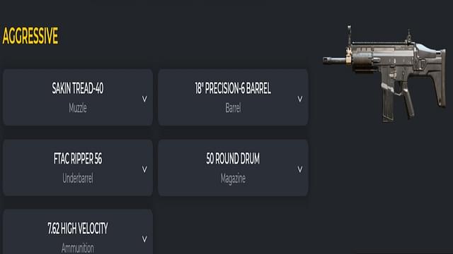 A roundoff of the TAQ V loadout