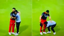 WATCH: Virat Kohli Hugs Fan Who Breached Security to Touch his Feet at Atal Bihari Vajpayee Ekana Cricket Stadium