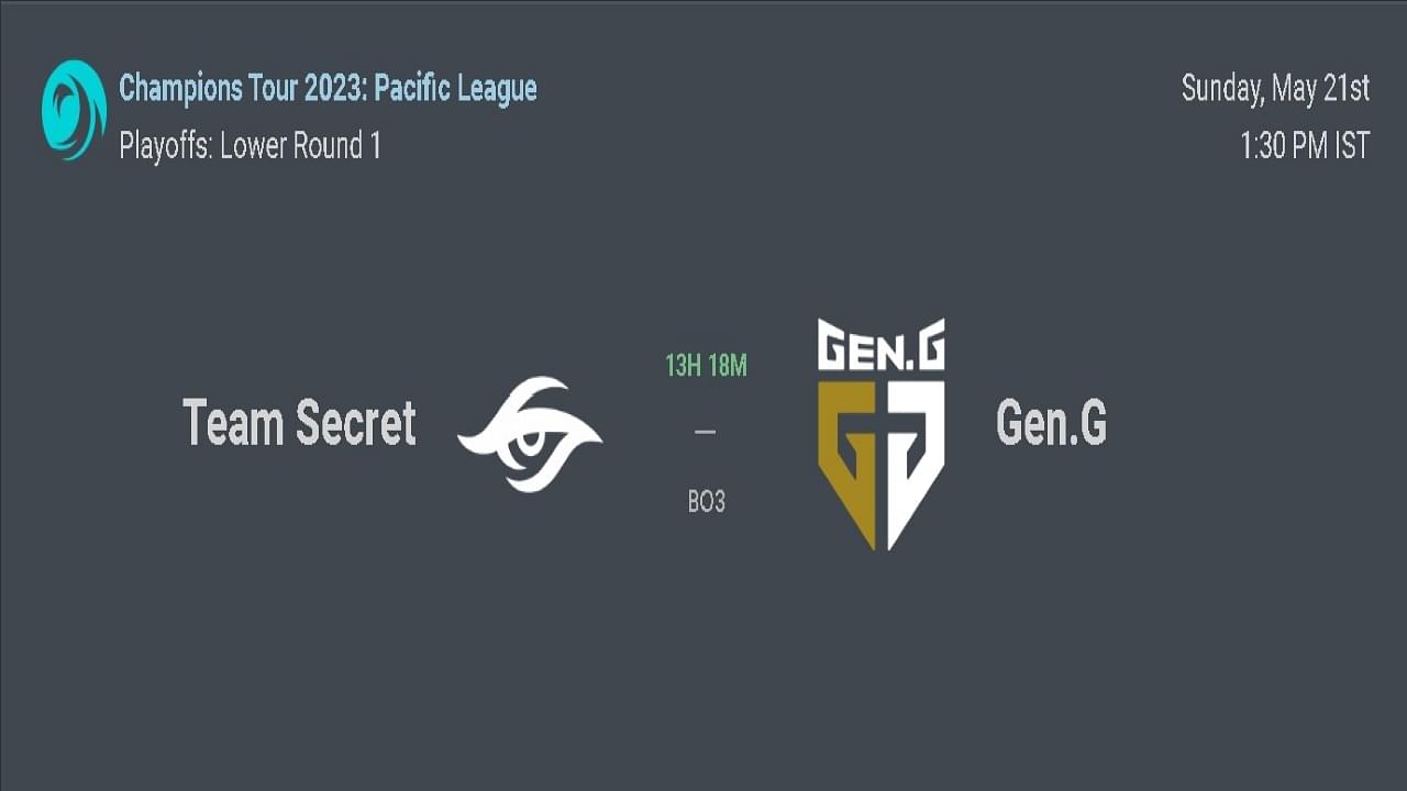 Valorant Pacific: GEN.G vs TS; LB QF: Predictions, Head to Head, Rosters, Where to Watch
