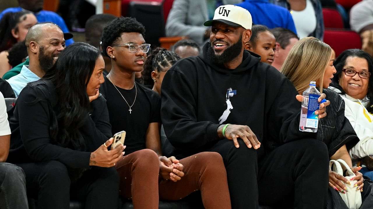 "Maximus on the Rise": Bryce James is Passionately Hyped Up By Father LeBron James on IG After Very Impressive Highlights