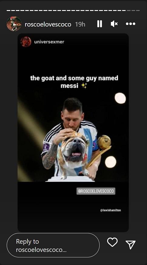 Lewis Hamilton Lionel Messi