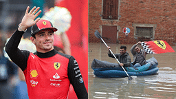 Hard-Core Tifosi Go All the Way During Imola Floods and Charles Leclerc Approves
