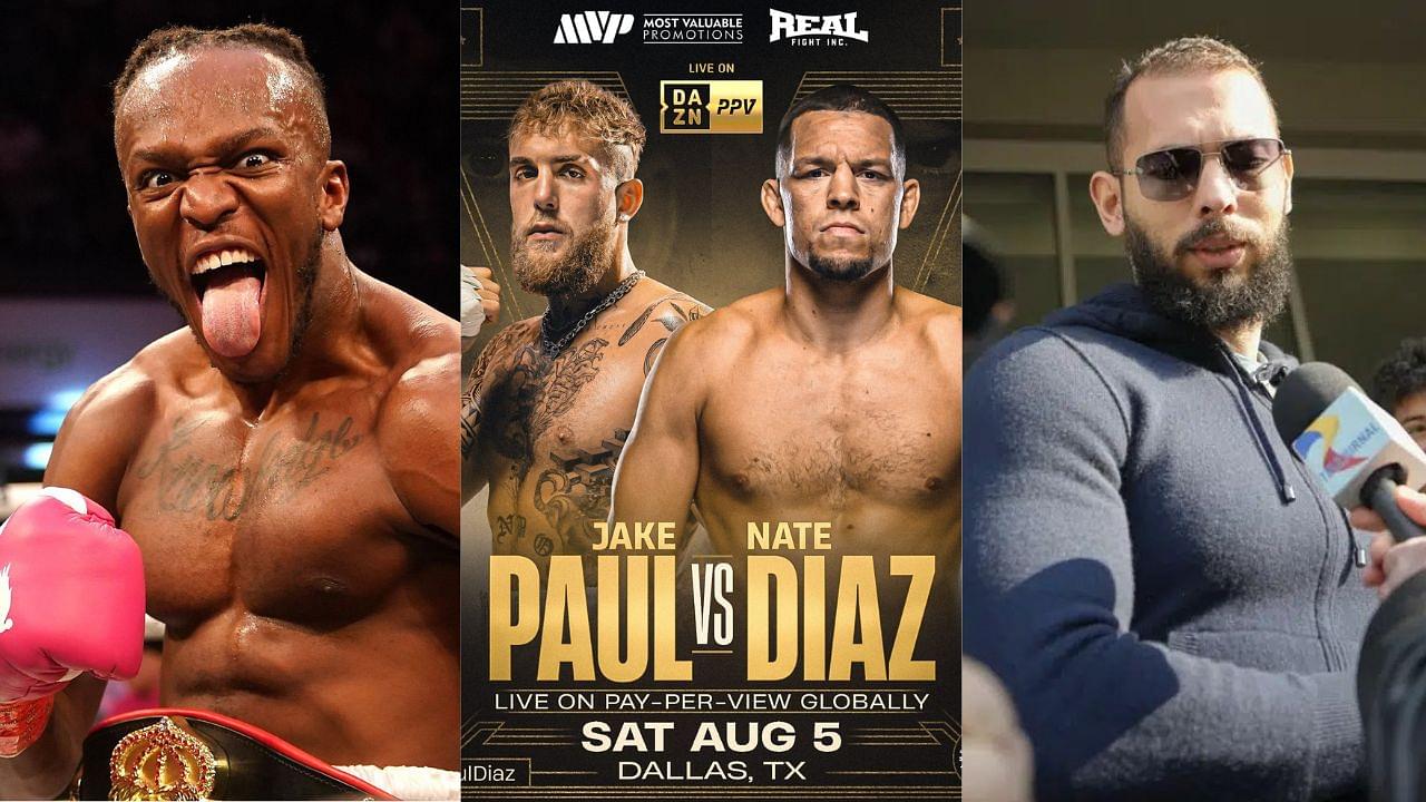 KSI, Jake Paul vs. Nate Diaz, Andrew Tate