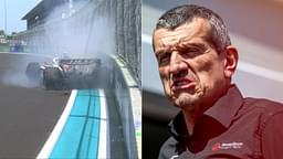 F1 Fans Joke Haas Boss Guenther Steiner Has Begun Calculating Damage of Nico Hulkenberg's Car After Crash in FP1