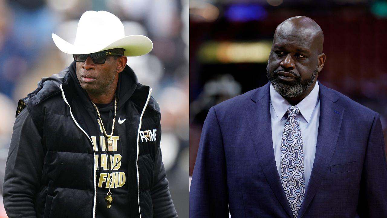 Shaquille O'Neal Proudly Endorses Deion Sanders' 34 Year Old Epic NFL & MLB Feat