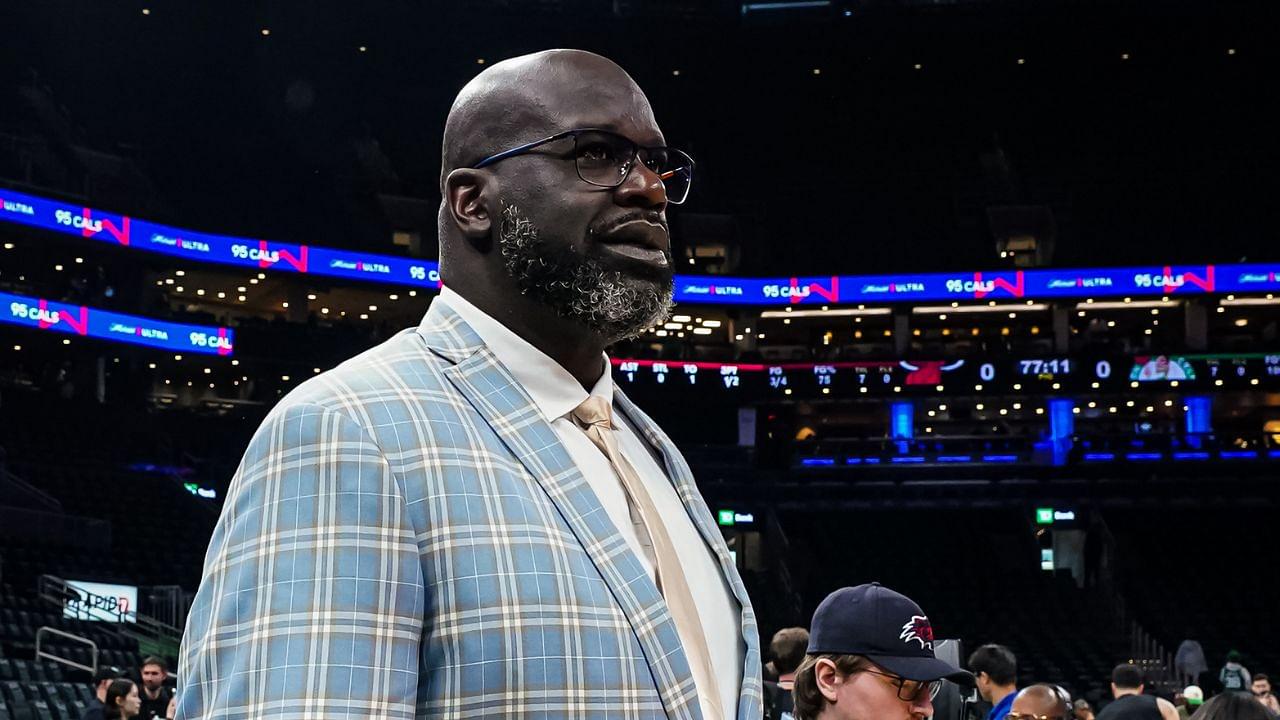 Prior To Caribbean Vacation, $400,000,000 Worth Shaquille O'Neal Shows Off 'Authentic Brands Group' Office
