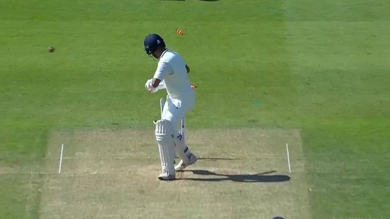 WATCH: Cheteshwar Pujara Gets Out Today By Shouldering Arms To Cameron Green