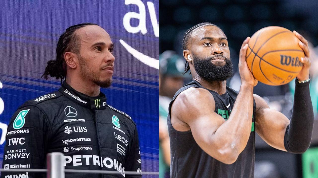 Lewis Hamilton and Boston Celtics Star Jaylen Brown Light Up the Wales Bonner Show at the Paris Fashion Week